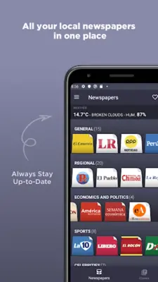 Peruvian Newspapers android App screenshot 11